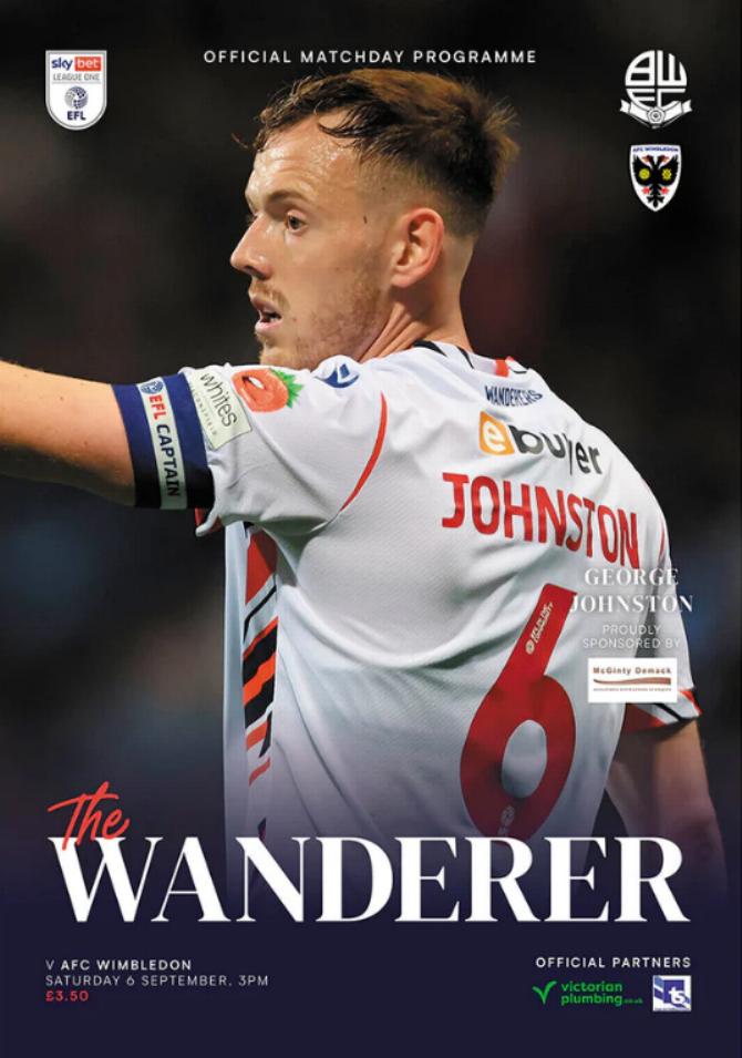BOLTON WANDERERS v AFC WIMBLEDON 2025/26